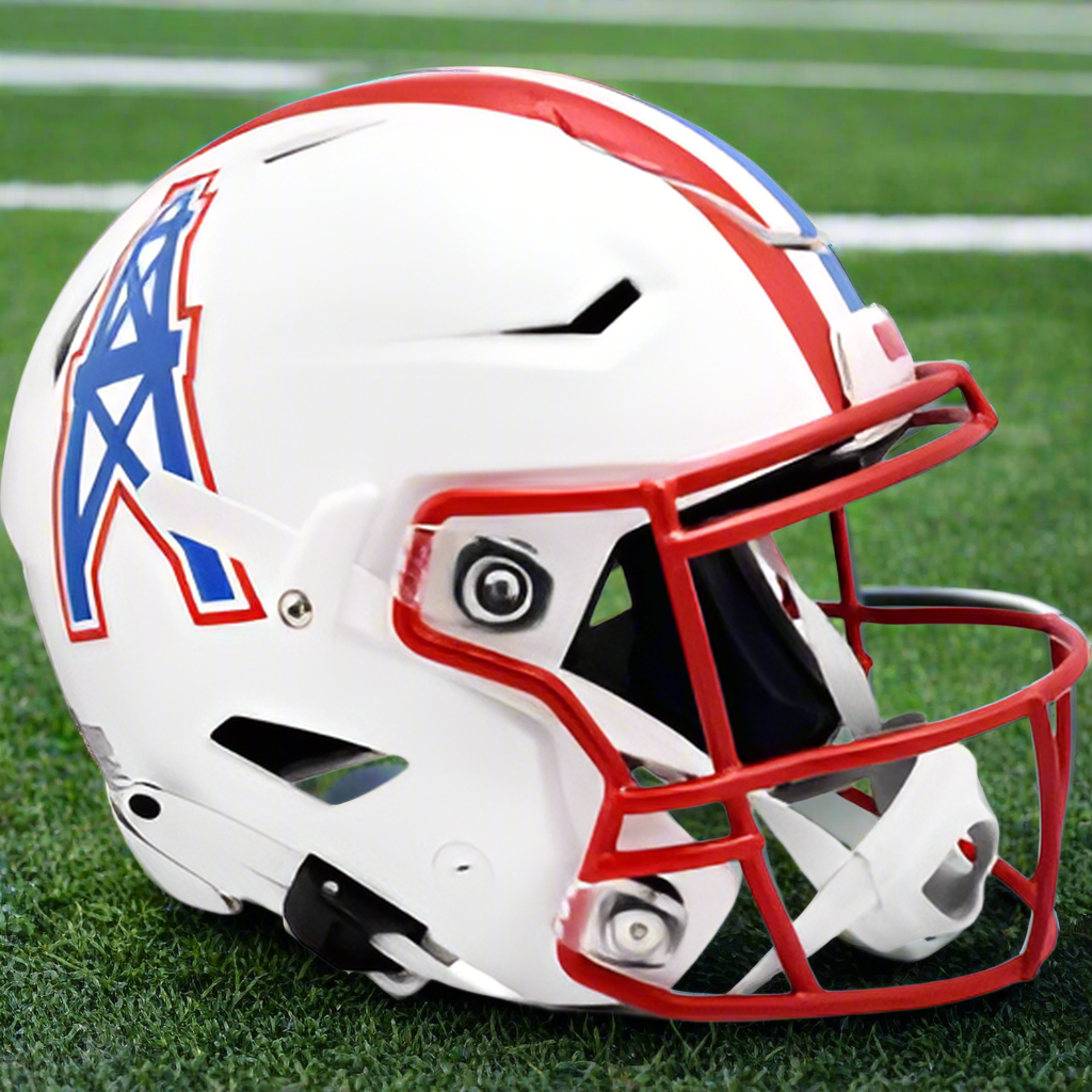 Houston Oilers Riddell SpeedFlex Throwback 81-98 Full Size Authentic Football Helmet