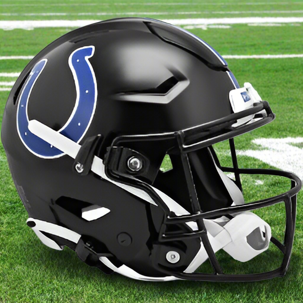 Indianapolis Colts Indiana Nights 2023 Alternate Riddell SpeedFlex Full Size Authentic Football Helmet