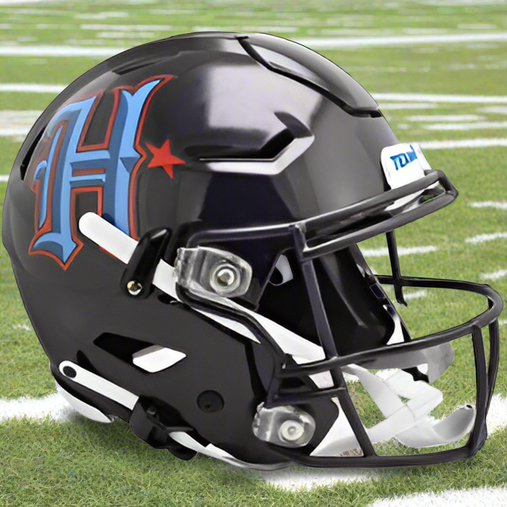 Houston Texans H 2024 Alternate Riddell SpeedFlex Full Size Authentic Football Helmet