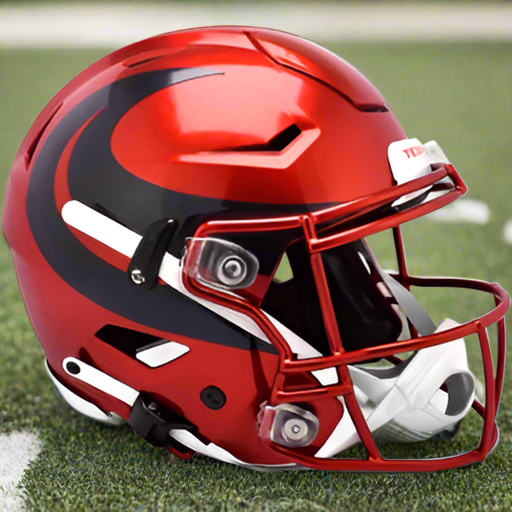 Houston Texans Red 2024 Alternate Riddell SpeedFlex Full Size Authentic Football Helmet