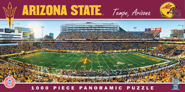 Arizona State Sun Devils 1000pc Panoramic Puzzle - 50yd line
