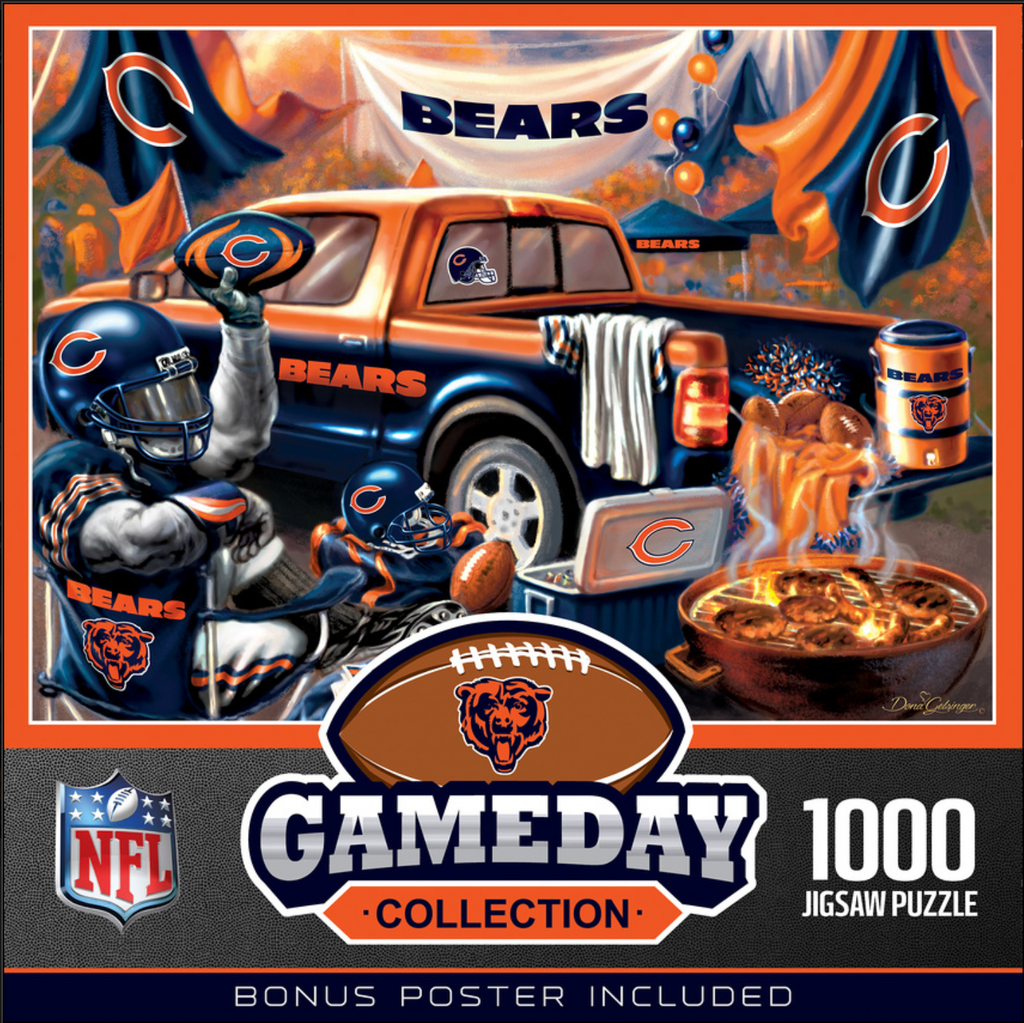 Chicago Bears 1000pc Puzzle - Gameday