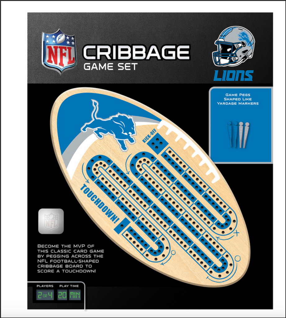 Detroit Lions Cribbage