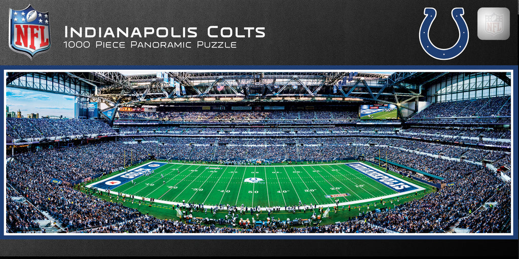 Indianapolis Colts 1000pc Panoramic Puzzle - 50yd line