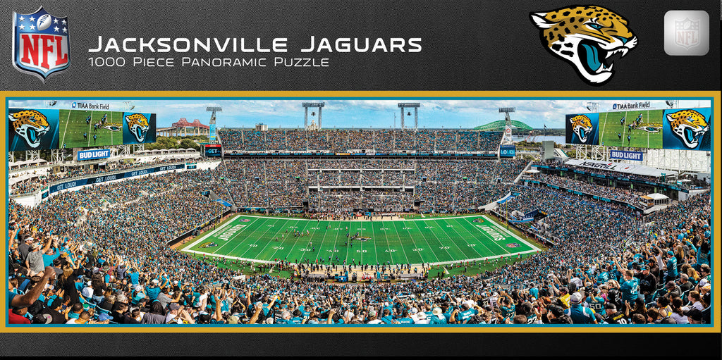 Jacksonville Jaguars 1000pc Panoramic Puzzle - 50yd line