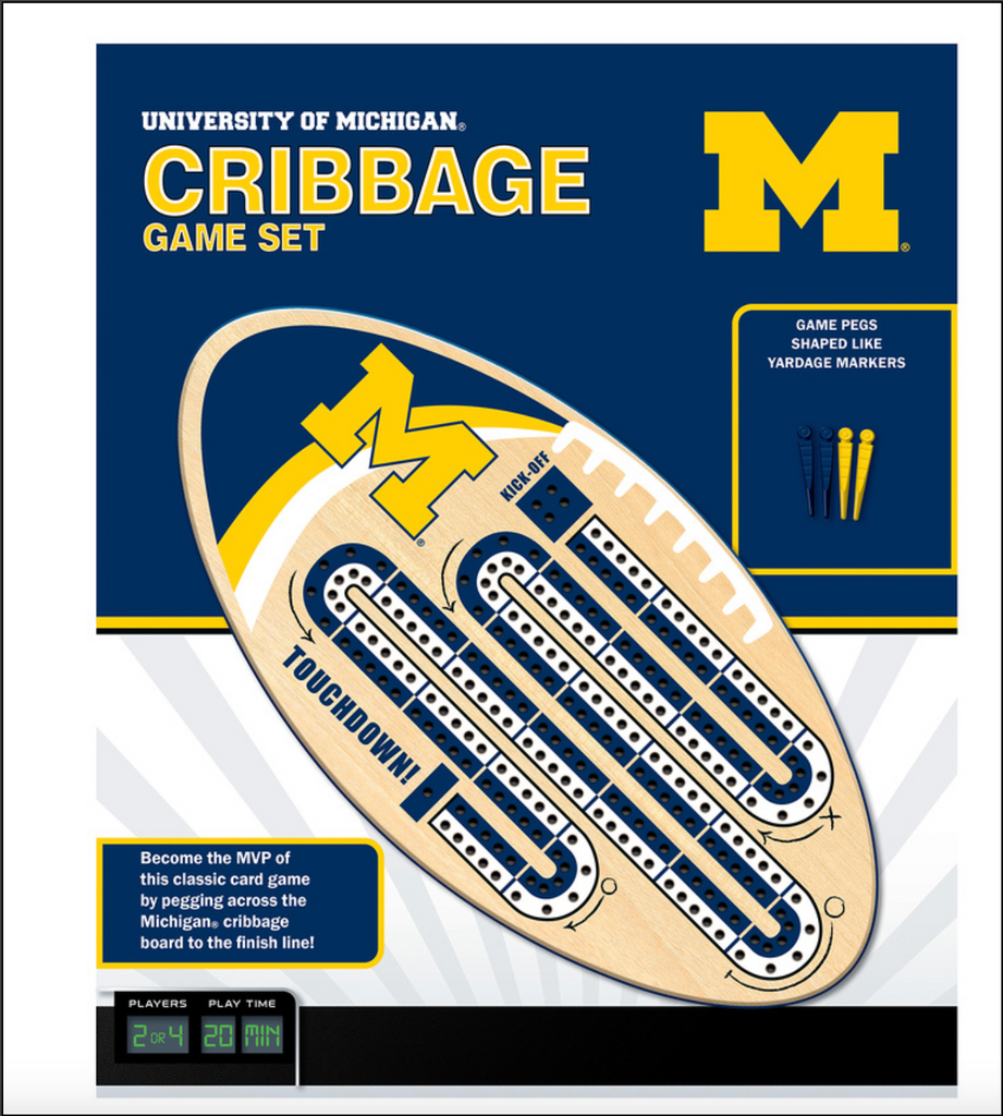 Michigan Wolverines Cribbage