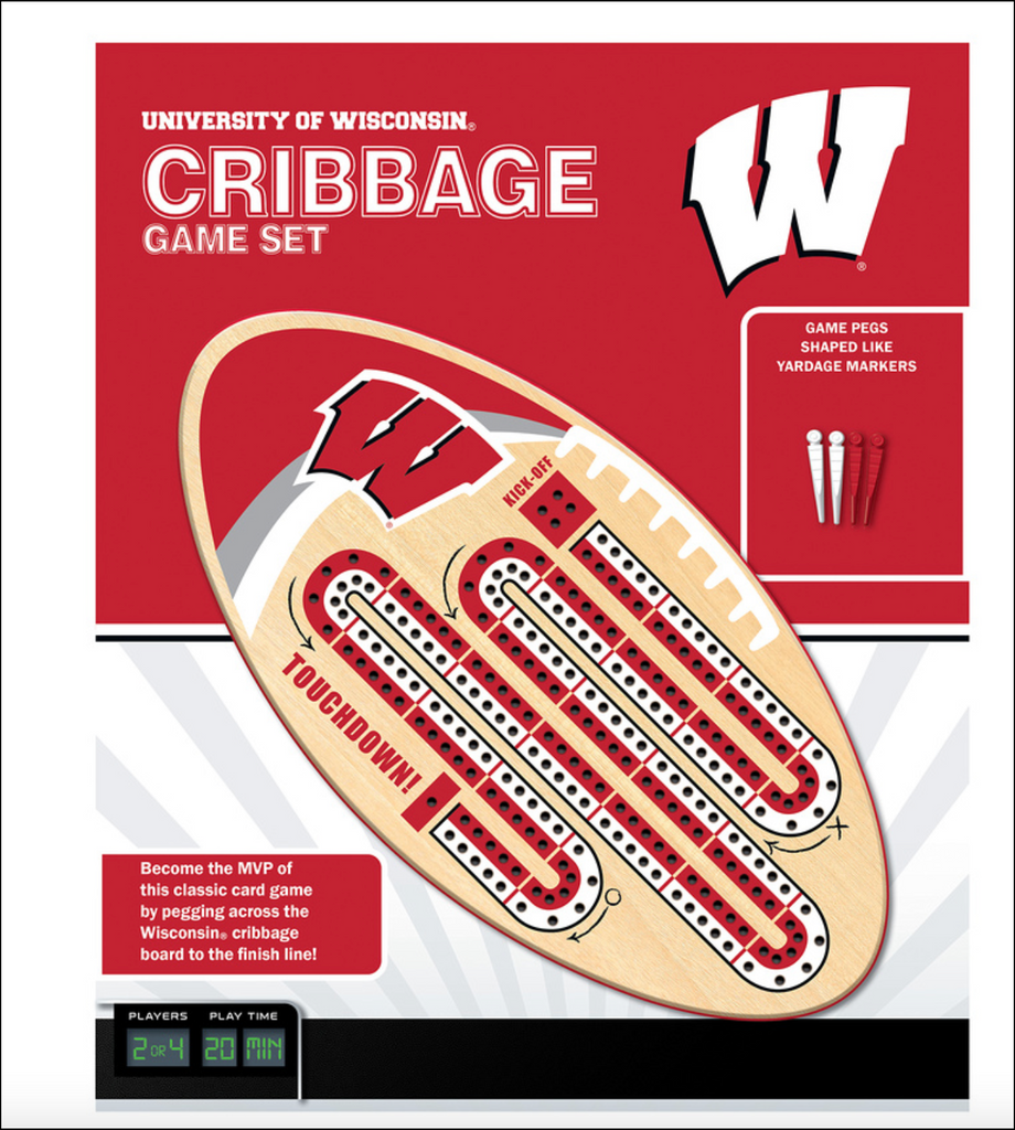 Wisconsin Badgers Cribbage