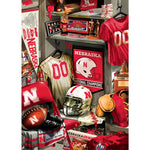 Nebraska Cornhuskers - Locker Room 500 Piece Jigsaw Puzzle
