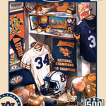 Auburn Tigers - Locker Room 500 Piece Jigsaw Puzzle