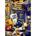 West Virginia Mountaineers - Locker Room 500 Piece Jigsaw Puzzle