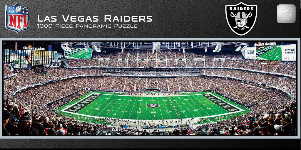 Las Vegas Raiders 1000pc Panoramic Puzzle - 50yd line