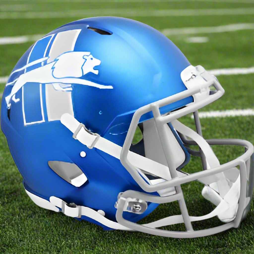 Detroit Lions šµāŖ 2023 Alternate Riddell Speed Authentic Full Size Helmet
