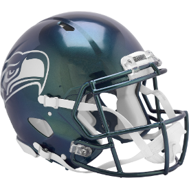 Seattle Seahawks 🦅💚 2025 Rivalries Riddell Speed Authentic Full Size Helmet - Volume 12