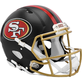 San Francisco 49ers 🔴⚫ 2025 Rivalries Riddell Speed Authentic Helmet - For The Faithful