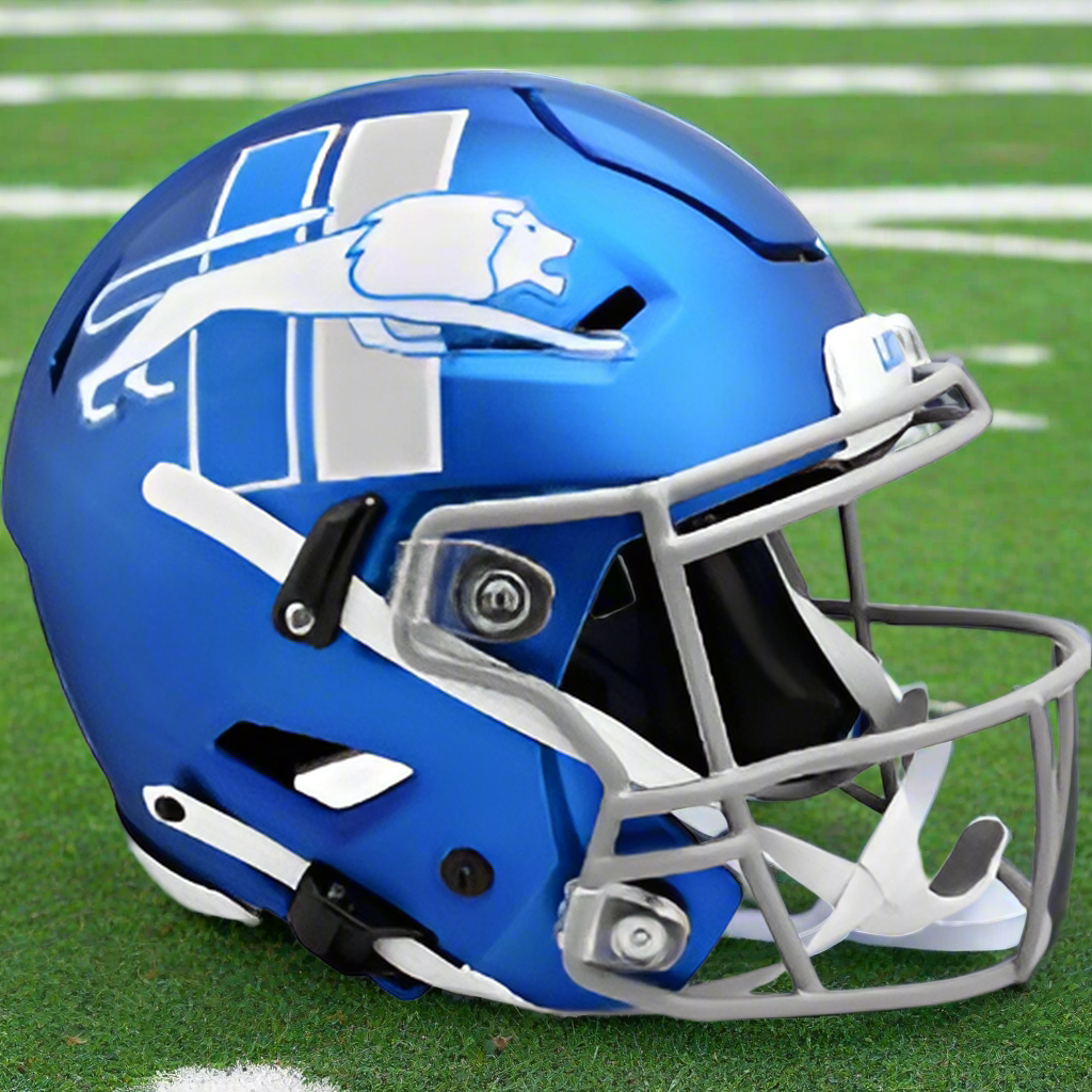 Detroit Lions 2023 On-Field Alternate Riddell SpeedFlex Full Size Authentic Football Helmet