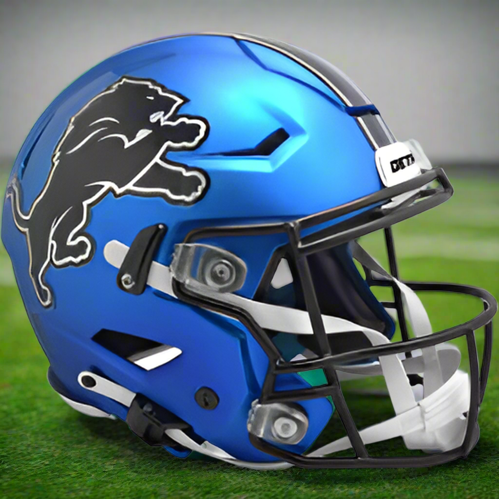 Detroit Lions 2024 On-Field Alternate Riddell SpeedFlex Full Size Authentic Football Helmet