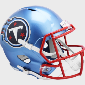 Tennessee Titans 🔵🟥 FLASH Alternate Riddell Speed Replica Full-Size Helmet – Titans Nation