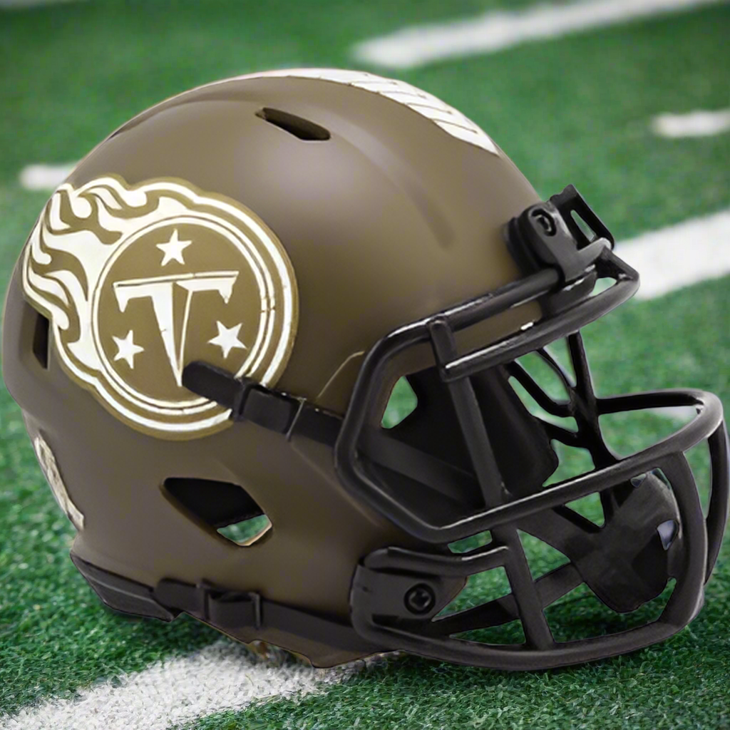 Tennessee Titans Riddell Speed Salute To Service Full Size Authentic Football Helmet
