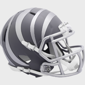 Cincinnati Bengals SLATE Riddell Speed Mini Football Helmet