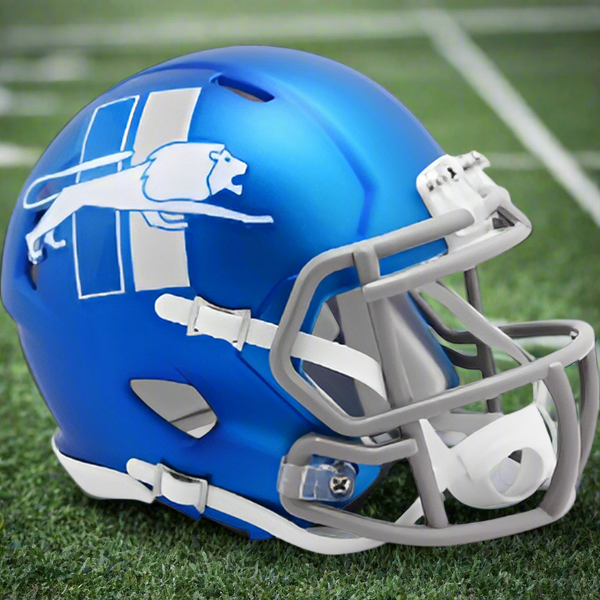 Detroit Lions π΅ 2023 Alternate Riddell Speed Mini Football Helmet β 1960s Throwback Edition