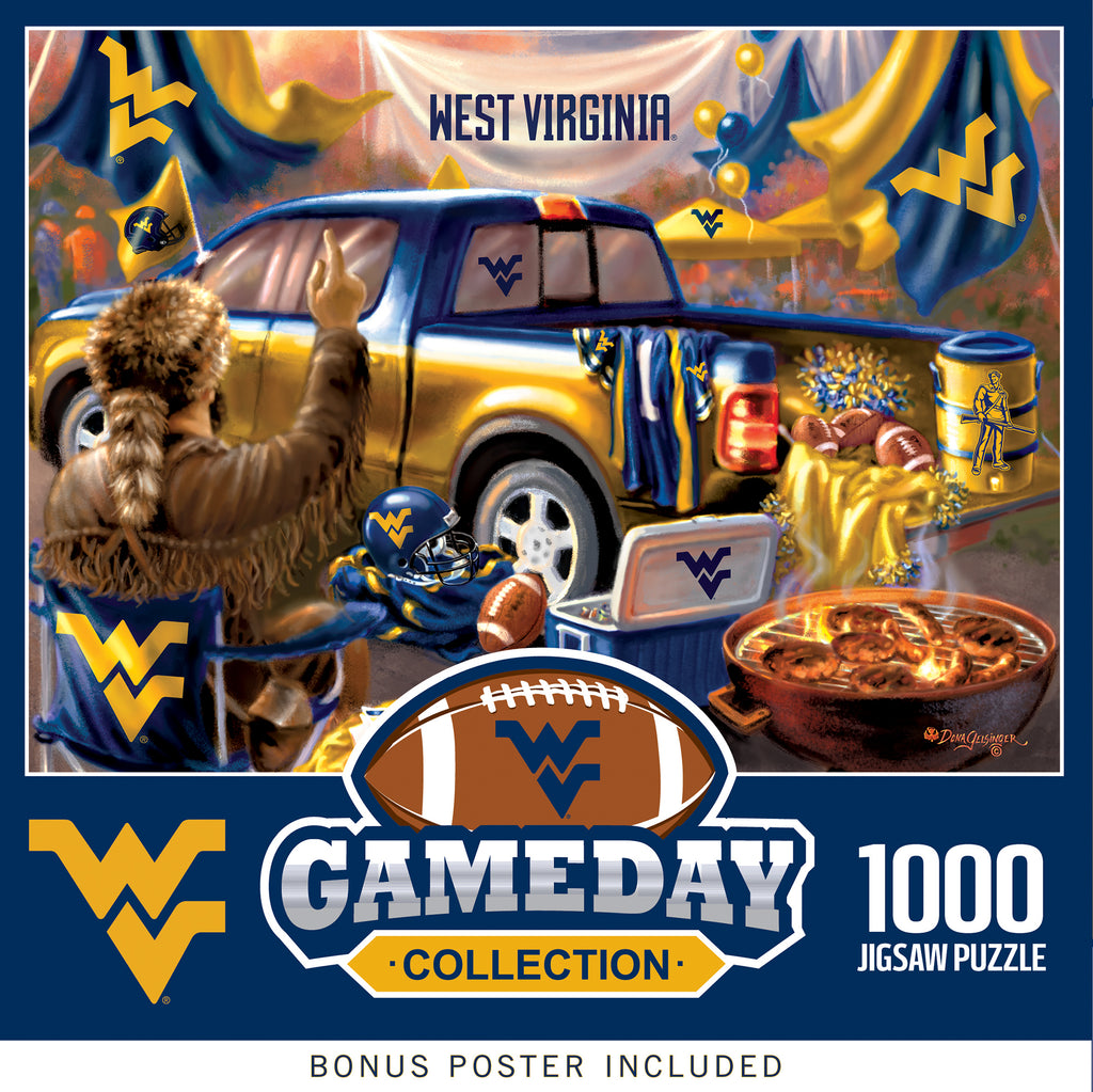 West Virginia Mountaineers 1000pc Puzzle - Gameday