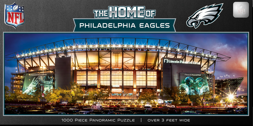 Philadelphia Eagles 1000pc Panoramic Puzzle - Stadium View