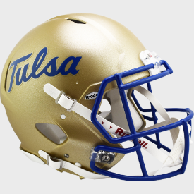 Tulsa Golden Hurricanes Riddell Speed Authentic Full Size Football Helmet
