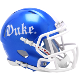 Duke Blue Devils Gothic Riddell Speed Mini Football Helmet