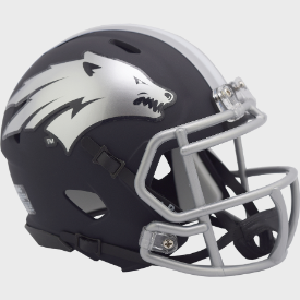 Nevada Wolf Pack Matte Navy Riddell Speed Mini Football Helmet
