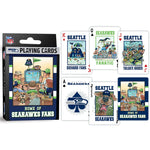 Seattle Seahawks Fan Deck Playing Cards - 54 Card Deck
