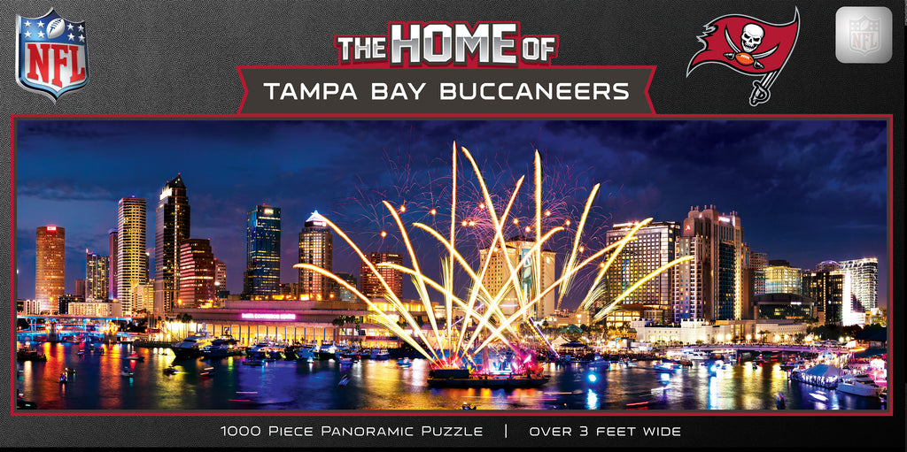 Tampa Bay Buccaneers 1000pc Panoramic Puzzle - Stadium View