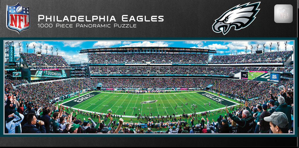 Philadelphia Eagles 1000pc Panoramic Puzzle - 50yd line