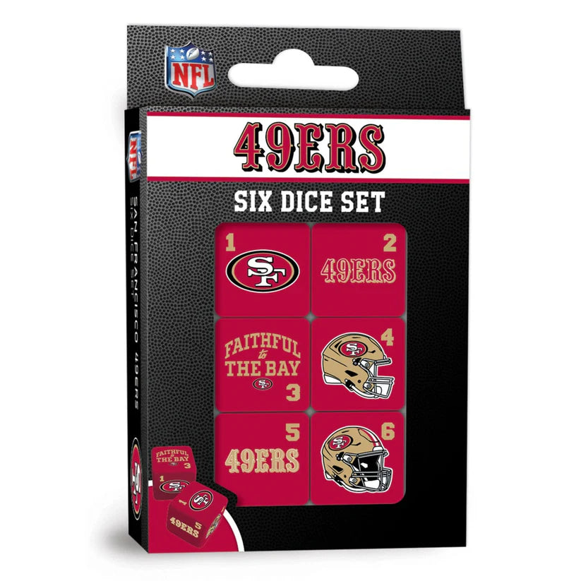 San Francisco 49ers Dice Set