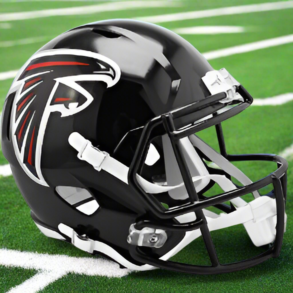 Atlanta Falcons 🔴⚫ '03–'19 Throwback Riddell Speed Replica Full-Size NFL Helmet - Modern Rise