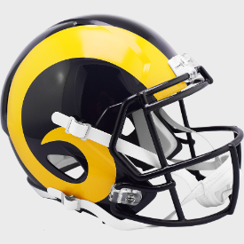 St Louis Rams Riddell Speed Throwback 81-99 Full Size Football Helmet