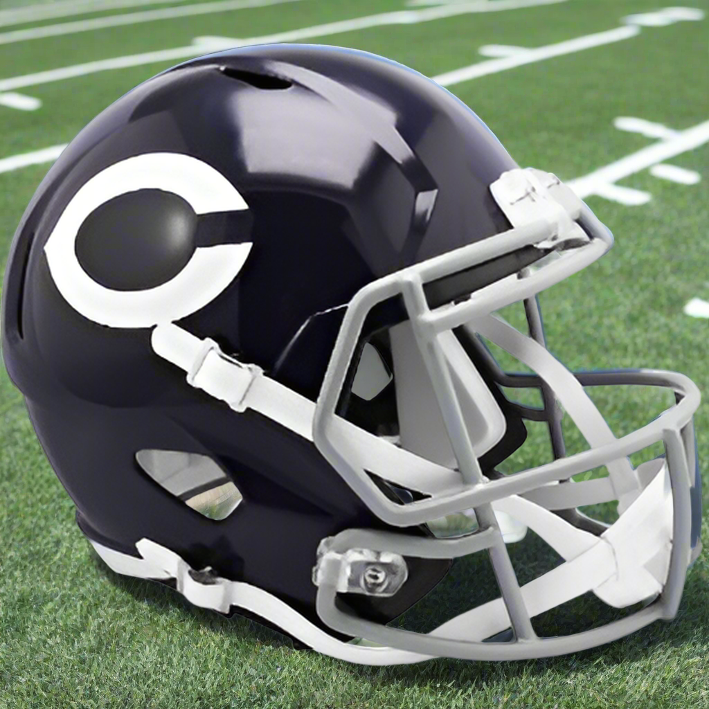 Chicago Bears ποΈπ» β62ββ73 Throwback Riddell Speed Replica Full-Size NFL Helmet