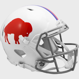 Buffalo Bills Riddell Speed Throwback 65-73 Authentic Full Size Football Helmet