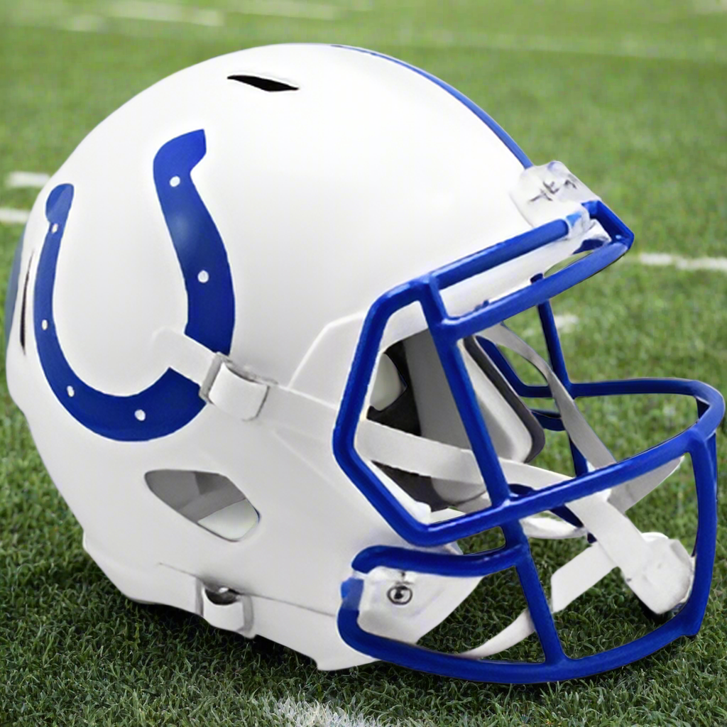 Indianapolis Colts πβ β95ββ03 Throwback Riddell Speed Replica Full-Size NFL Helmet - Manning Era Beginnings