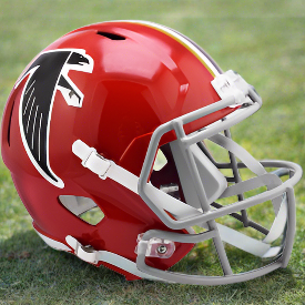Atlanta Falcons 🟥⚫ '66–'69 Scarlet Throwback Riddell Speed Replica Full-Size NFL Helmet - Birth of the Birds