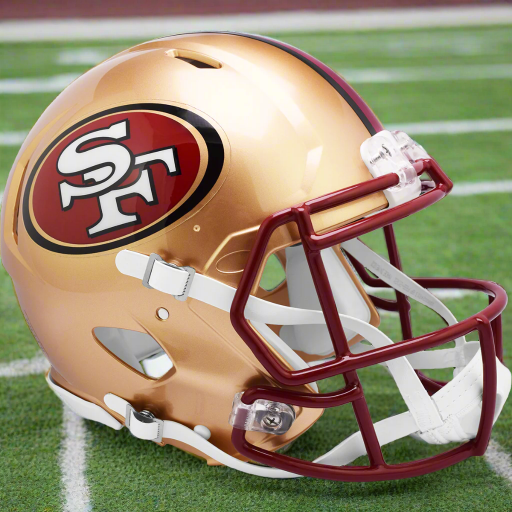 San Francisco 49ers Riddell Speed Throwback 96-08 Authentic Full Size Football Helmet