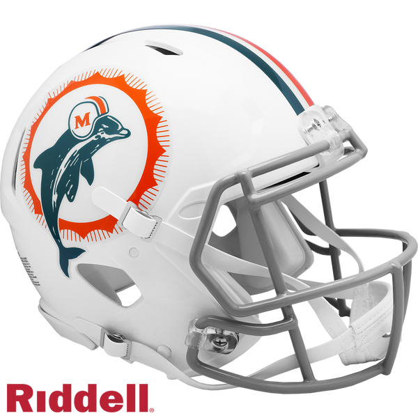 Miami Dolphins Riddell Speed Throwback 72 Authentic Full Size Football Helmet