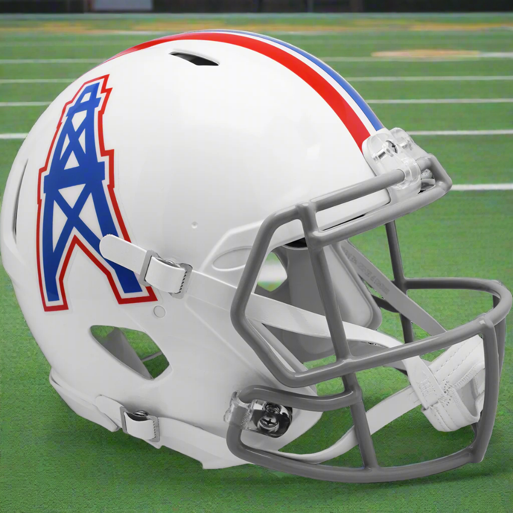 Houston Oilers Riddell Speed Throwback 75-80 Authentic Full Size Football Helmet
