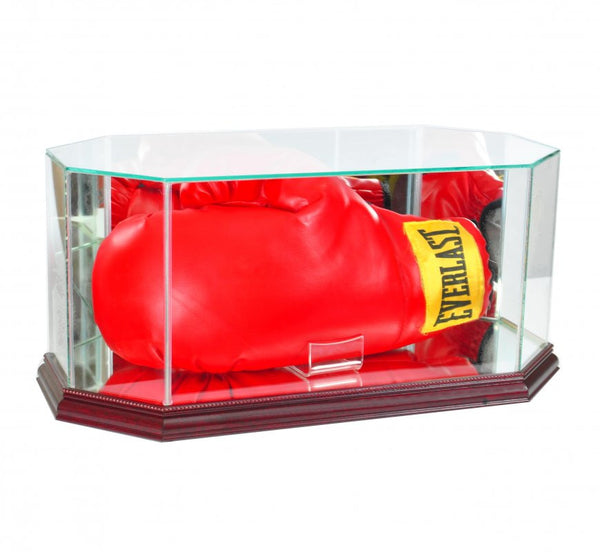 Octagon Glass Full Size Boxing Glove Display Case