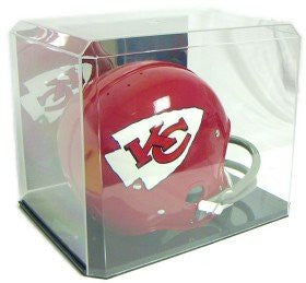 Full Size Football Helmet display case w/mirrored back
