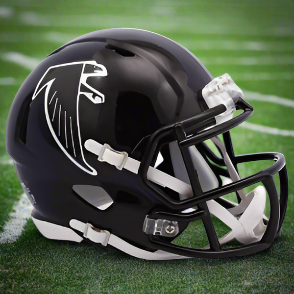 Atlanta Falcons ⚫ Throwback '90–'92 Riddell Speed Mini Football Helmet – Dirty Bird Era Classic