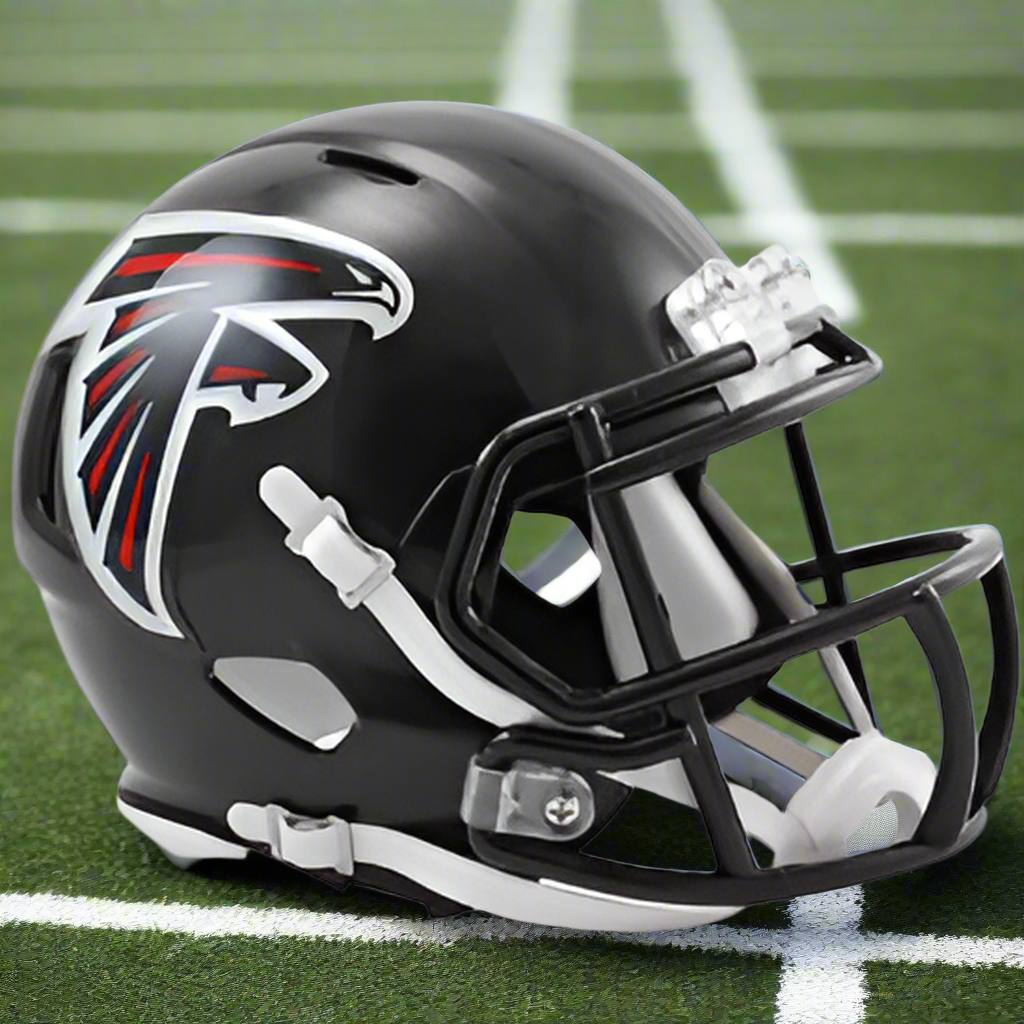 Atlanta Falcons ⚫ Throwback '03–'19 Riddell Speed Mini Football Helmet – Legacy Era Collectible