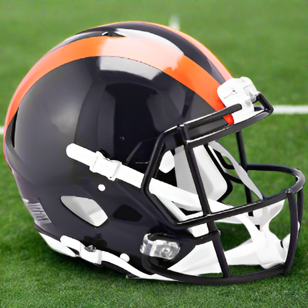 Chicago Bears š»šµ 1936 Tribute Riddell Speed Authentic Full Size Helmet - Honoring George S Halas