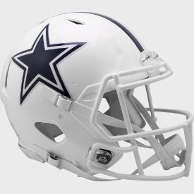 Dallas Cowboys On-Field Alternate Riddell Speed Authentic Full Size Football Helmet