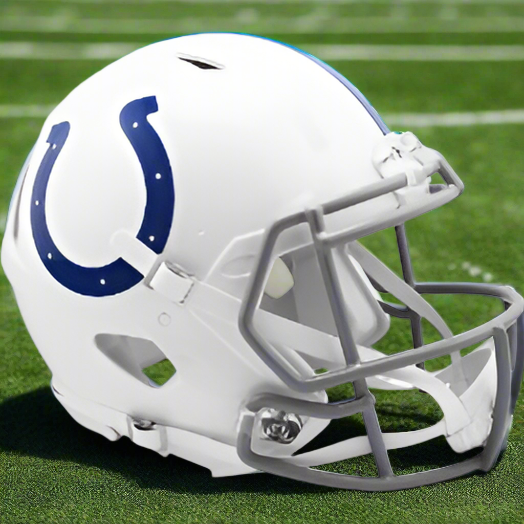 Indianapolis Colts ššRiddell Speed Authentic Full Size Helmet - For The Shoe