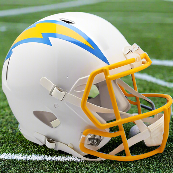Los Angeles Chargers ⚡⚡ Riddell Speed Authentic Full Size Helmet - Bolt Nation